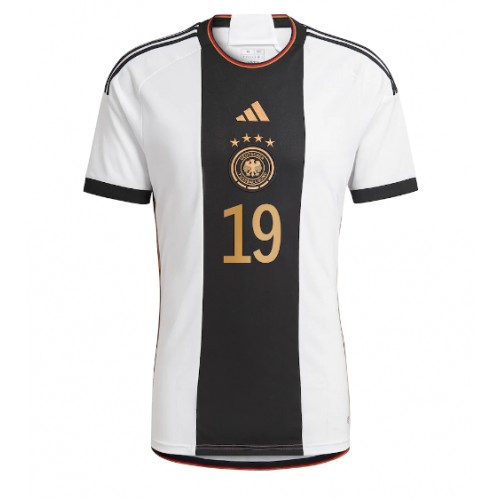 Maillot de foot Allemagne Leroy Sane #19 Domicile Monde 2022 Manches Courte